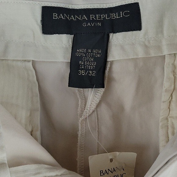 Banana Republic Gavin Flat -Front Lightweight Chino Pants. Size 35/32 - Picture 7 of 9